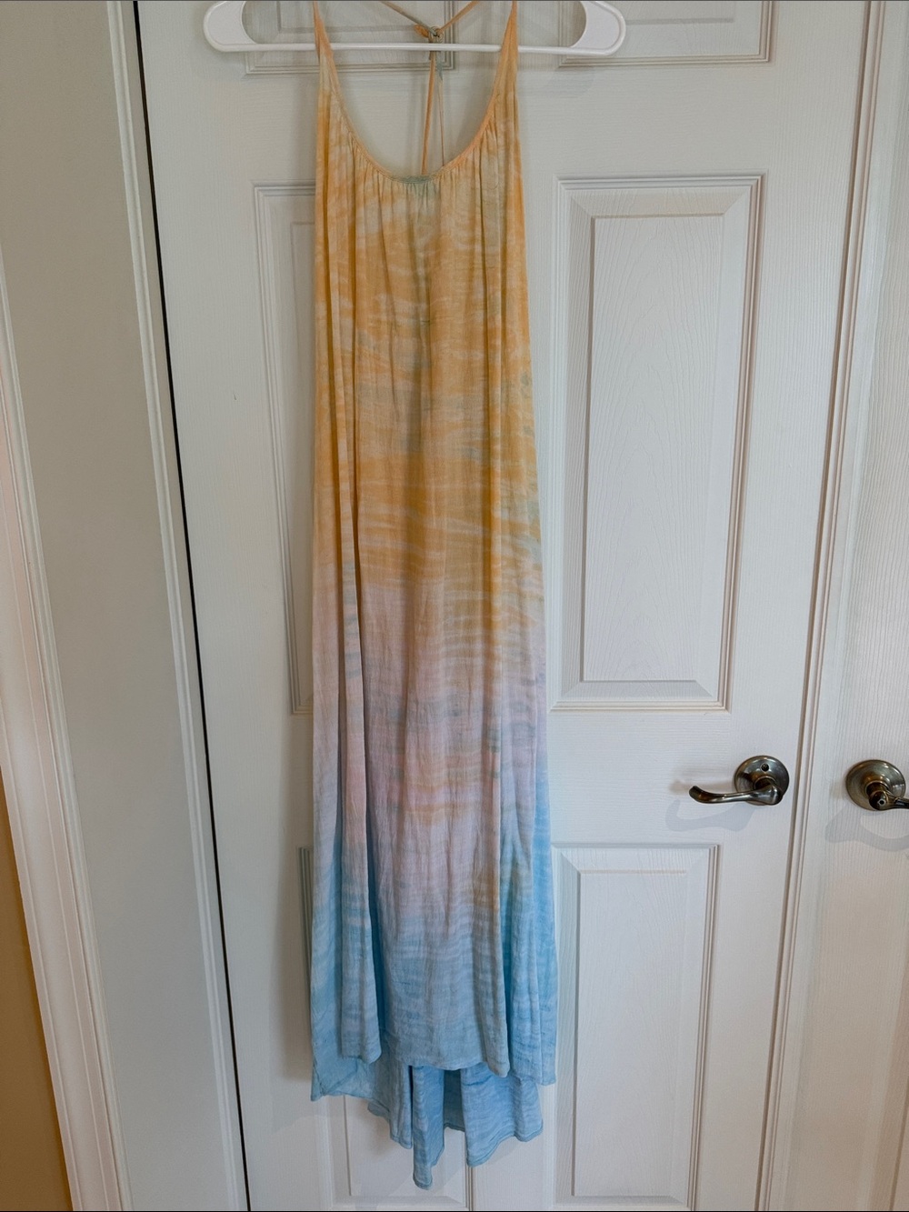 Women's Backless Dress in Pale Yellow - Size 0/S
